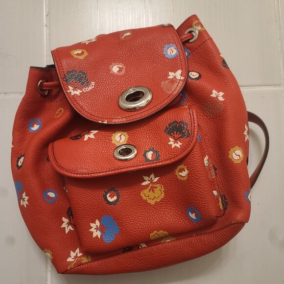 Coach Handbags - Authentic Coach leather mini backpack